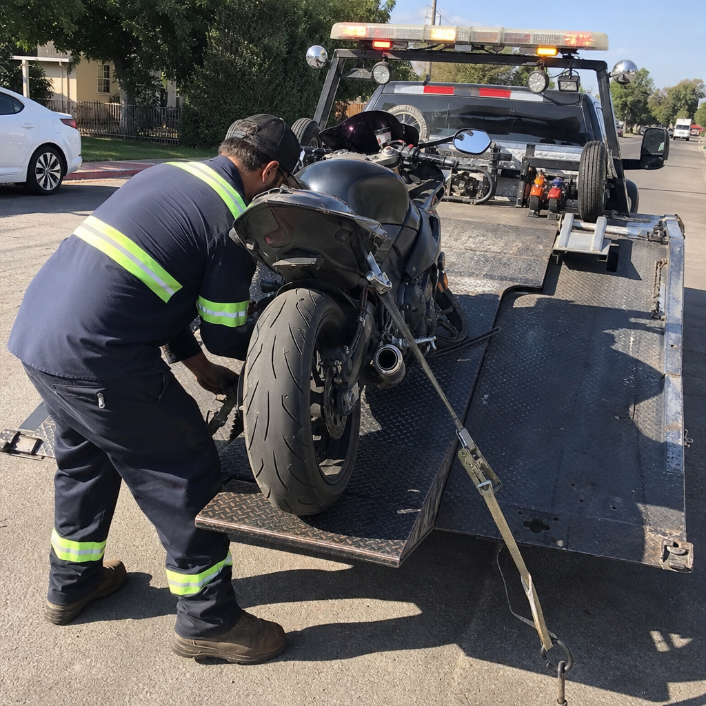 Motorcycle Towing in Bakersfield